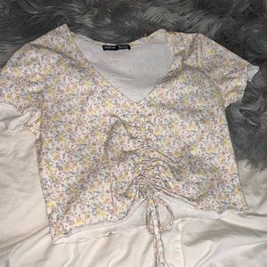 Floral crop top
